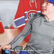 Brendan Gallagher The First One Didnt Count GIF - Brendan Gallagher The First One Didnt Count First One Did Not Count GIFs