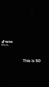 a woman 's butt is shown in a tiktok video and the caption says this is 50
