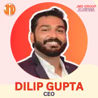 a picture of a man with the name dilip gupta ceo