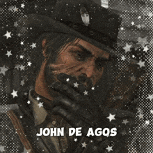 a picture of a man with the name john de agos