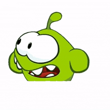 angry om nom cut the rope annoyed no way