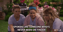 Spoken Like Someone Whos Never Been On Tinder Andrea Barber GIF - Spoken Like Someone Whos Never Been On Tinder Andrea Barber Kimmy Gibbler GIFs