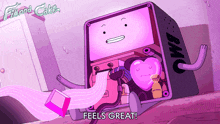 Feels Great Bmo GIF - Feels Great Bmo Adventure Time Fionna And Cake GIFs