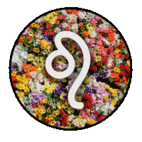 Zodiac Signs Flowers Sticker