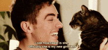 He Gets Along With Your Friends. GIF - Cat Sweet Smiling GIFs
