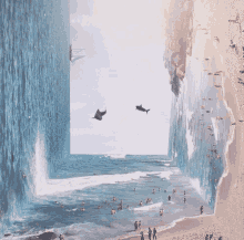 Trippy Ocean GIF - Trippy Ocean Beach GIFs