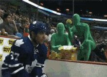 funny hockey waffles green
