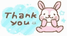 Thank You Bunny GIF - Thank You Bunny Cartoon GIFs