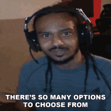 Theres So Many Options To Choose From Idom GIF - Theres So Many Options To Choose From Idom Idomfgc GIFs