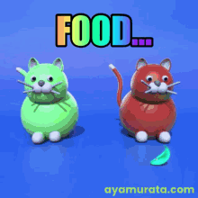 art cat food design illustration