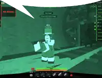 a screenshot of a video game with a character named arc holding a gun