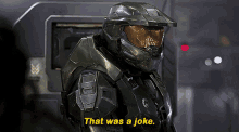 Halo That Was A Joke GIF - Halo That Was A Joke Master Chief GIFs