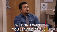 We Dont Want You Leaving At All Jacob Vargas GIF - We Dont Want You Leaving At All Jacob Vargas Tony Medina GIFs