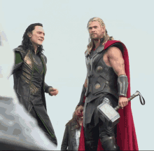 Thorki Loki Thor GIF - Thorki Loki Thor Chris Tom Hiddlesworth GIFs