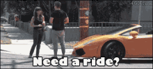 Need A Ride GIF - Car Trick Gold Digger GIFs