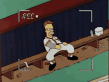 Homero Rascandose Homero Rascandose Bolas GIF - Homero Rascandose Homero Rascandose Bolas Homero Rascandose Las Bolas GIFs
