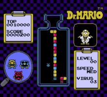 Dr Mario Mario Game Over GIF - Dr Mario Mario Mario Game Over GIFs
