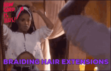 Braiding Hair Braiding Hair Extensions GIF - Braiding Hair Braiding Hair Extensions Braids Hair GIFs