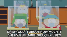 I Forgot How Much It Sucks To Be Around Everybody Cartman GIF - I Forgot How Much It Sucks To Be Around Everybody Cartman South Park GIFs