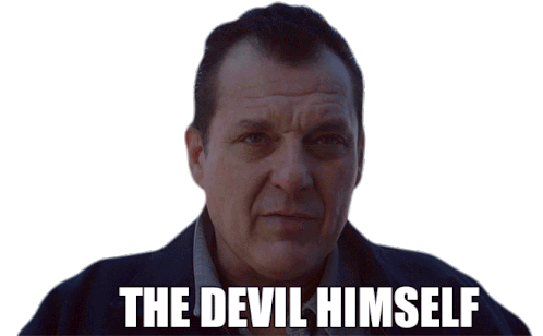 The Devil Himself Bad Guy Sticker - The Devil Himself Evil Bad Guy Stickers