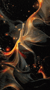 a painting of a woman 's face with smoke coming out of her mouth on a black background