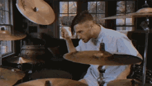 Drumming Ken Taylor GIF - Drumming Ken Taylor Seaway GIFs