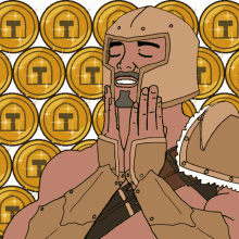 gold burdain warlord coins feels good
