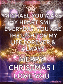 Merry Christmas You Make My Heart Smile GIF - Merry Christmas You Make My Heart Smile You Are The Light Of My Life GIFs