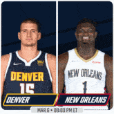 Denver Nuggets Vs. New Orleans Pelicans Pre Game GIF - Nba Basketball Nba 2021 GIFs