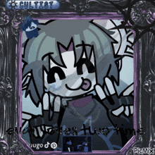 a picture of a cartoon character with the words cultist on it