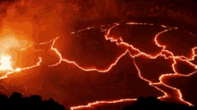火山　噴火　溶岩 GIF - Volcano Lava Magma GIFs