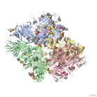 a 3d model of a molecule with the letters jmol visible