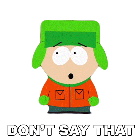 Dont Say That Kyle Broflovski Sticker - Dont Say That Kyle Broflovski South Park Stickers