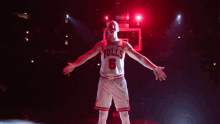 raise the roof alex caruso chicago bulls hands up lets go