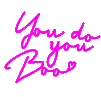 You Do You Boo Sticker - You Do You Boo Heart Stickers