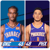 Oklahoma City Thunder (45) Vs. Phoenix Suns (48) Half-time Break GIF - Nba Basketball Nba 2021 GIFs