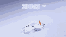 зима холодное сердце олаф снеговик снег наслаждение GIF - Frozen Olaf Snow GIFs