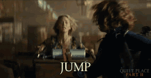 Jump Emily Blunt GIF - Jump Emily Blunt Millicent Simmonds GIFs