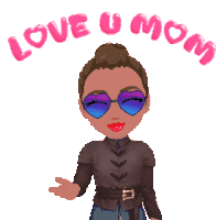 Love You More Mom U Are The Best Sticker - Love You More Mom U Are The Best Stickers