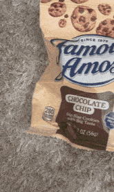 Famous Amos Opening Bag GIF