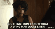 You Think I Dont Know What A Lying Man Looks Like Marianne Jean Baptiste GIF - You Think I Dont Know What A Lying Man Looks Like Marianne Jean Baptiste Annette Sands GIFs