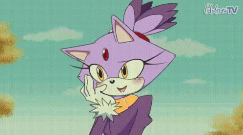 Blaze The Cat Blaze Sonic Sonic The Hedgehog Cat | GIF | PrimoGIF