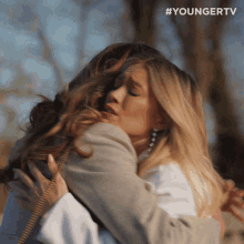 Hugging Kelsey Peters GIF - Hugging Kelsey Peters Younger GIFs