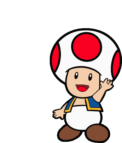 Mario Todd Sticker - Mario Todd Toad Stickers