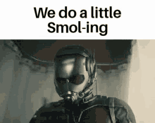 We Do A Little Smoling Ant Man GIF - We Do A Little Smoling Ant Man GIFs