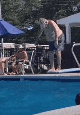 Old Man Jumping Into Pool Elderly Man Jumping Into Pool GIF - Old Man Jumping Into Pool Jumping Into Pool Elderly Man Jumping Into Pool GIFs