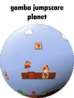Planet Gomba Sticker - Planet Gomba Gomba Jumpscare Stickers