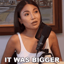 It Was Bigger Michelle Dy GIF - It Was Bigger Michelle Dy Wil Dasovich Superhuman GIFs