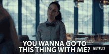 You Wanna Go To This Thing With Me Kaya Scodelario GIF - You Wanna Go To This Thing With Me Kaya Scodelario Kat Baker GIFs