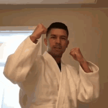 Noel Miller Judogi GIF - Noel Miller Judogi Fists Up GIFs